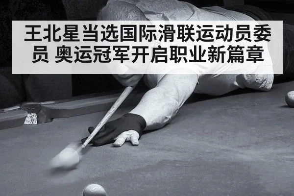 王北星当选国际滑联运动员委员 奥运冠军开启职业新篇章